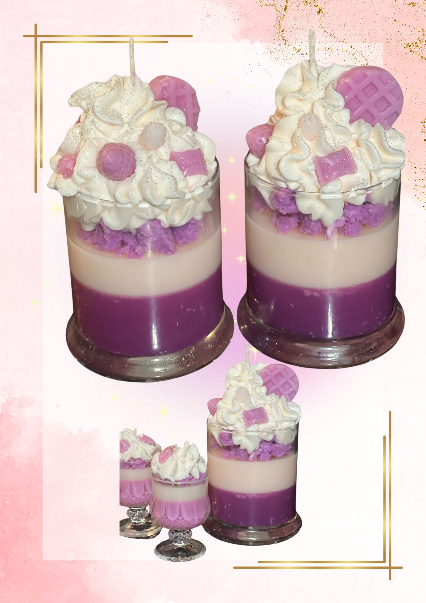 Black orchid scented candle