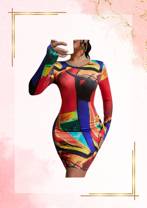 Rainbow dress