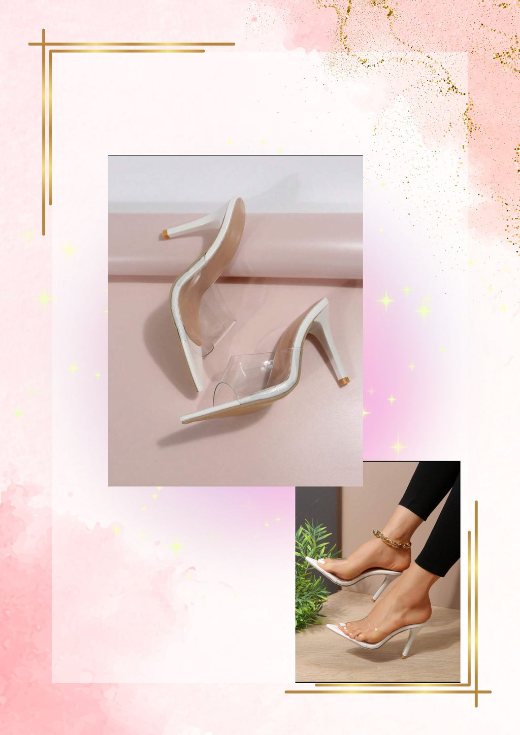 Sandal Clear Heels